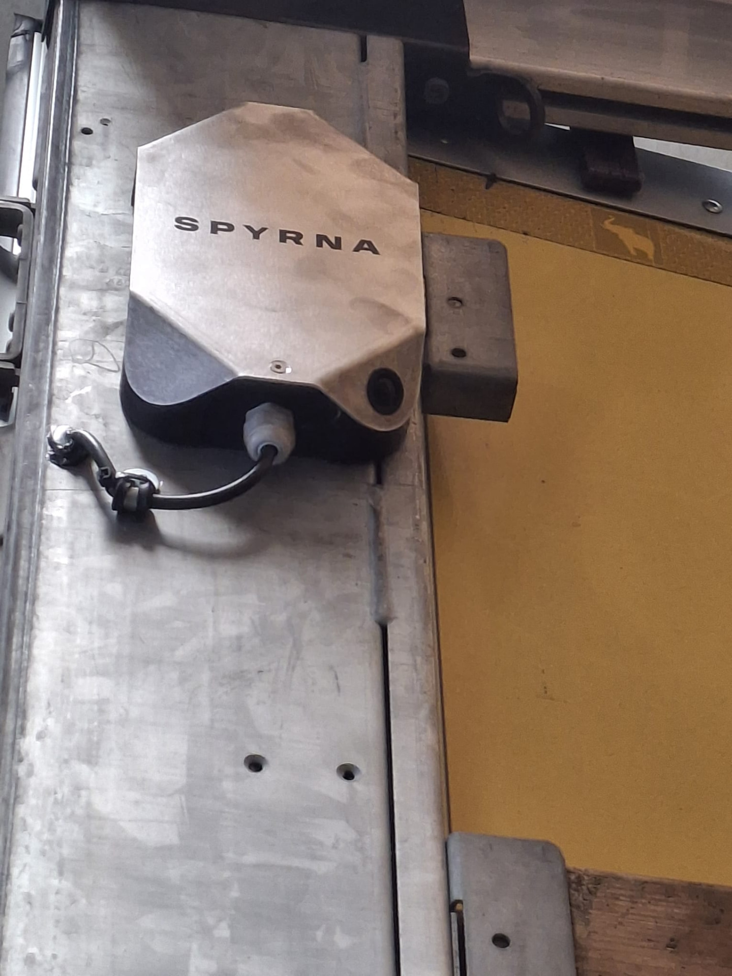 Spyrna Cargo Scanner installed in a pilot trailer